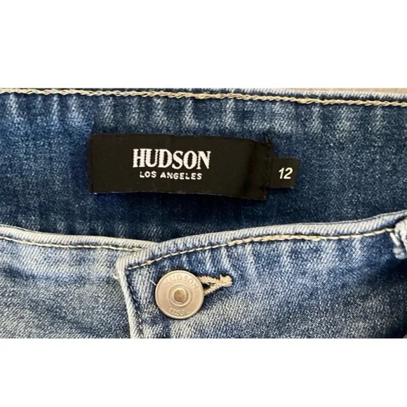 HUDSON Wide Leg Crop Jeans - Picture 8 of 9
